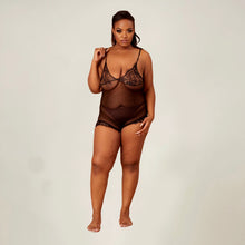 Load image into Gallery viewer, Roselyn Lace & Sheer Panel Body