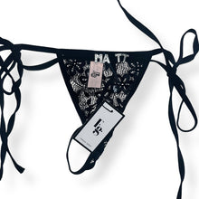 Load image into Gallery viewer, LUX Personalised Rhinestone Thong -Choose your own letters