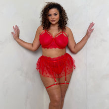 Load image into Gallery viewer, LUX Elodie 3 Piece Skirt Suspender Set