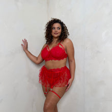 Load image into Gallery viewer, LUX Elodie 3 Piece Skirt Suspender Set