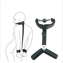 Load image into Gallery viewer, Adjustable Gag and Cuff Restraint Kit