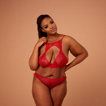 Load image into Gallery viewer, Harlow Lace Choker Style Bralet & Knicker Set