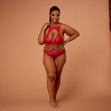Load image into Gallery viewer, Harlow Lace Choker Style Bralet & Knicker Set