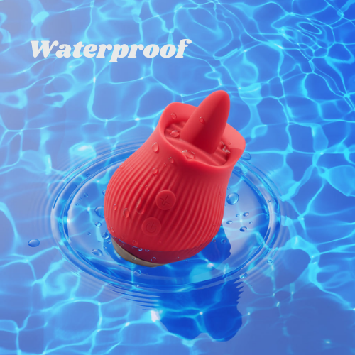 Rose Clitoral Flicking Tongue Simulator Vibe