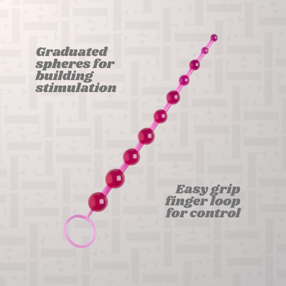 Coloured Butt Beads (anal beads)