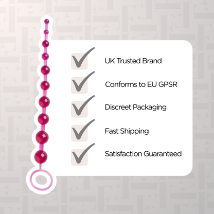 Coloured Butt Beads (anal beads)