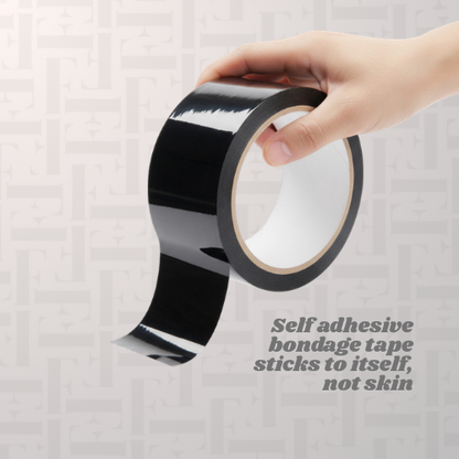 Gloss Finish Bondage Tape Roll - Self Adhesive