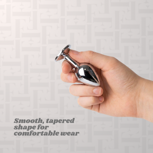 Silver Diamond Butt Plug -Premium Stainless Steel