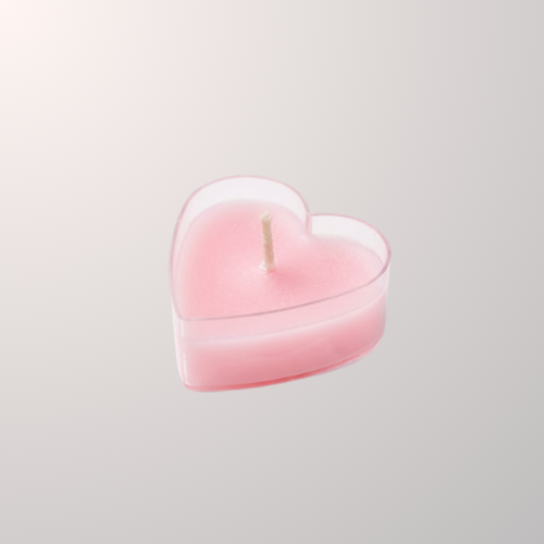 Romantic Heart Candle