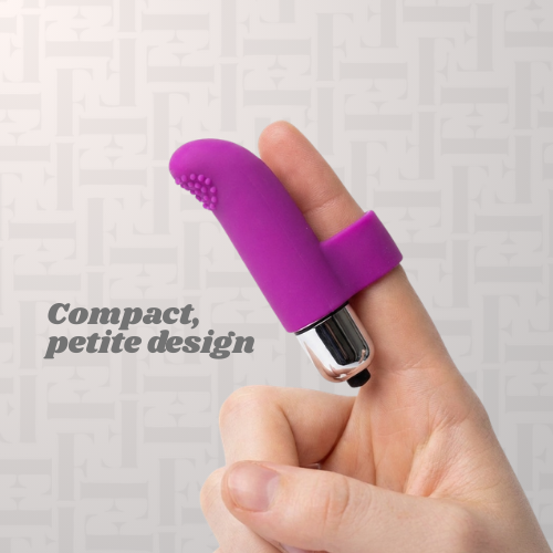 Finger Tickler Ribbed G-spot Vibrator