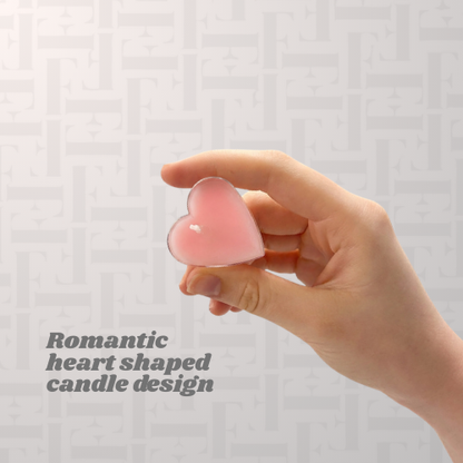 Romantic Heart Candle