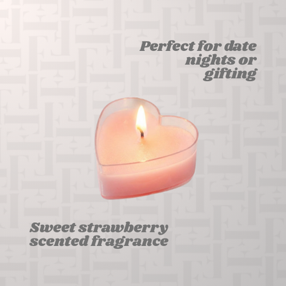 Romantic Heart Candle