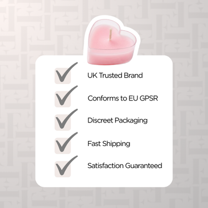 Romantic Heart Candle