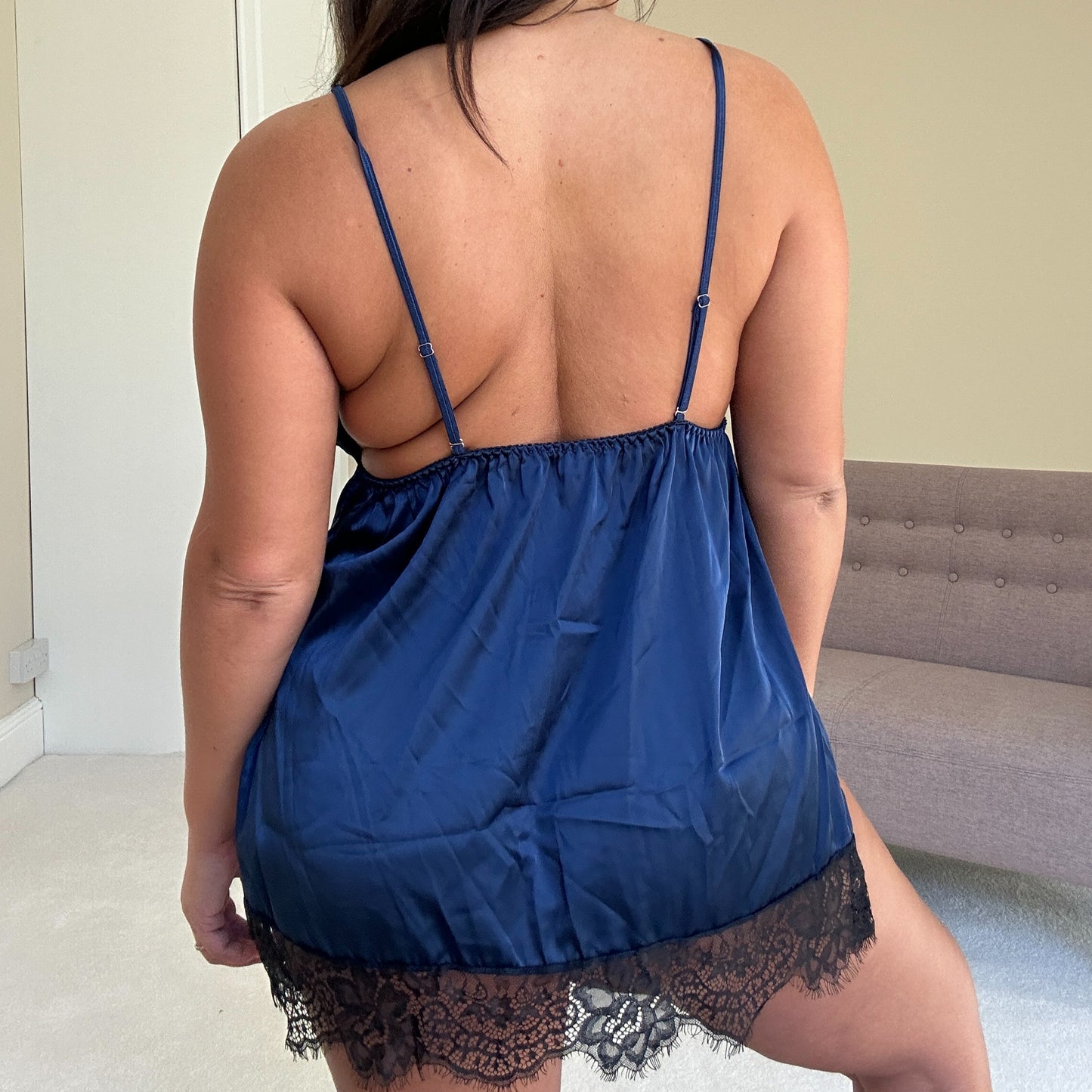 Pandora Side Slit Babydoll with Matching Thong