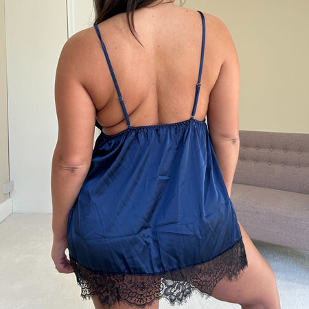 Pandora Side Slit Babydoll with Matching Thong