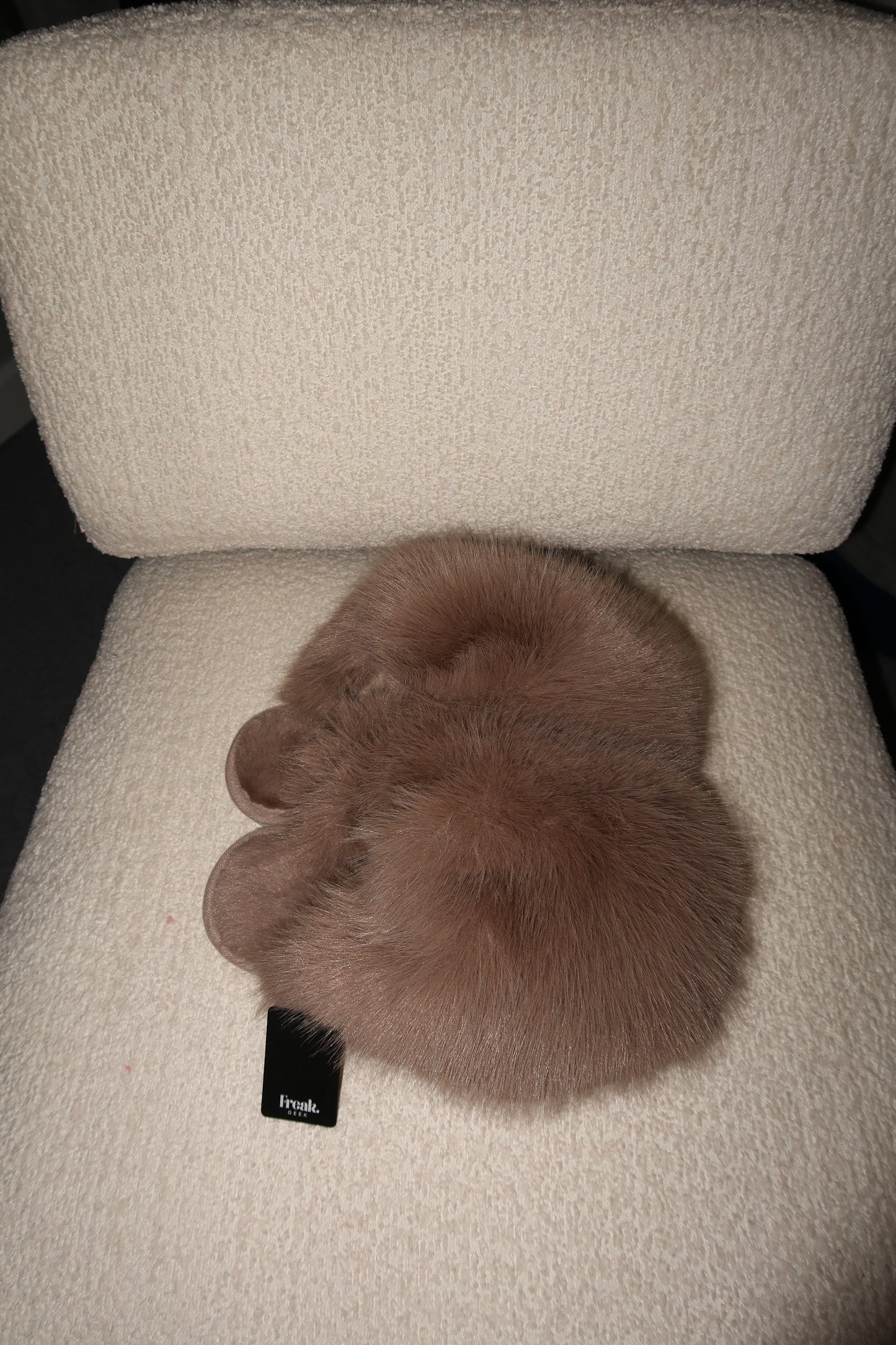 Extra Fluffy Mocha Mule Slippers