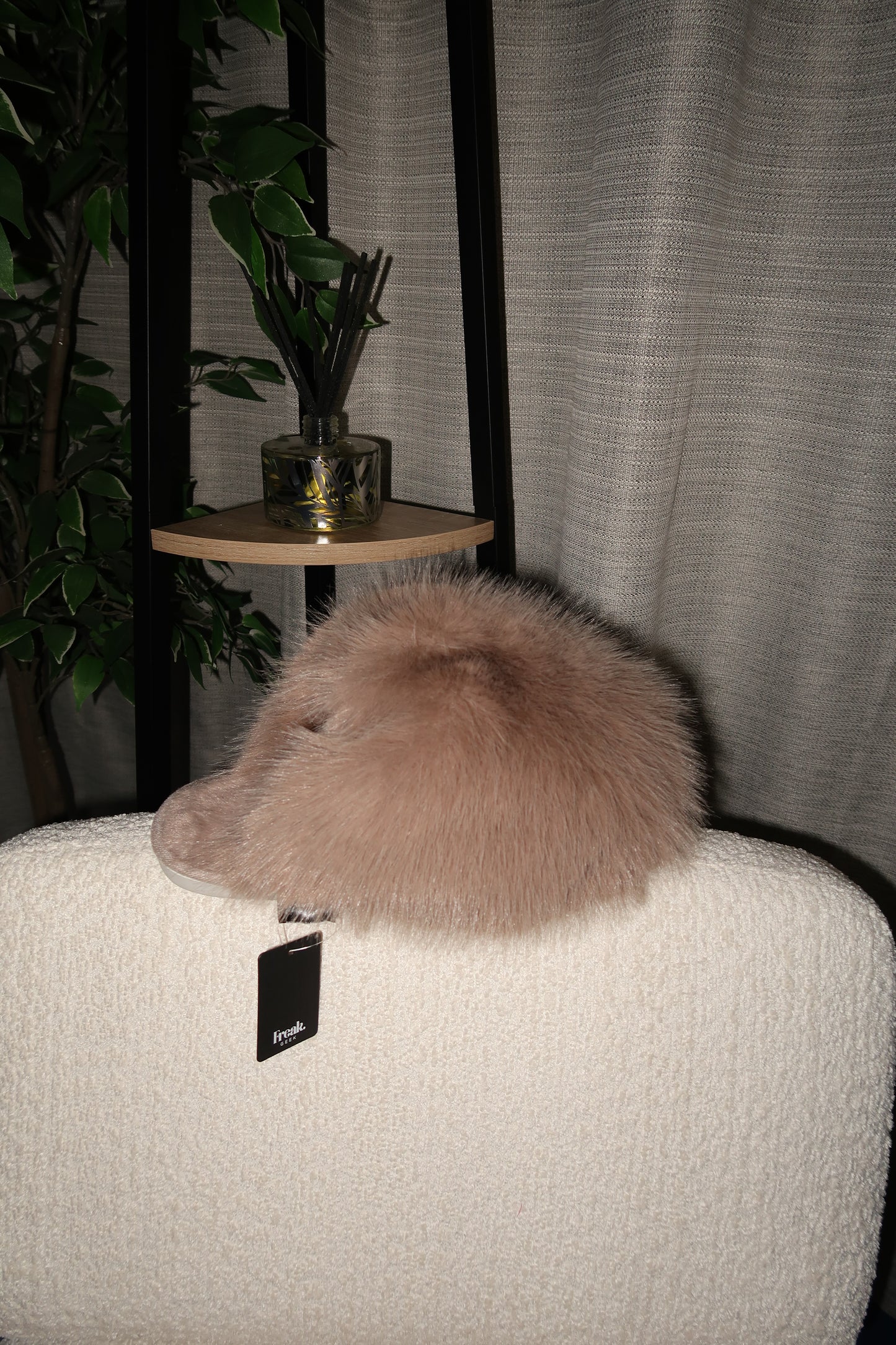 Extra Fluffy Mocha Mule Slippers