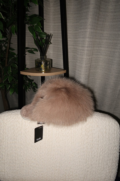 Extra Fluffy Mocha Mule Slippers