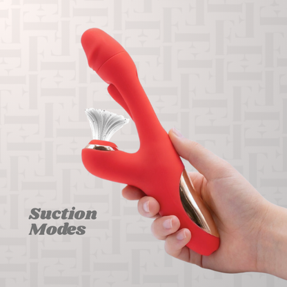 LUX Multi-Function Ultimate Sucking, Flicking Vibrator