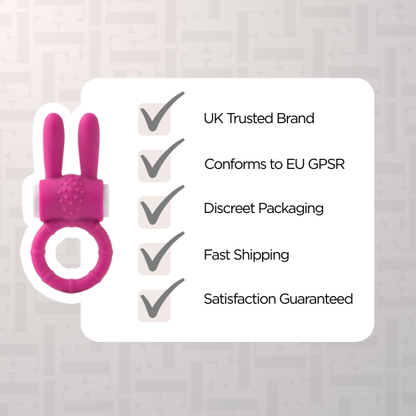 Rabbit Cock-Ring With Vibrating Ears