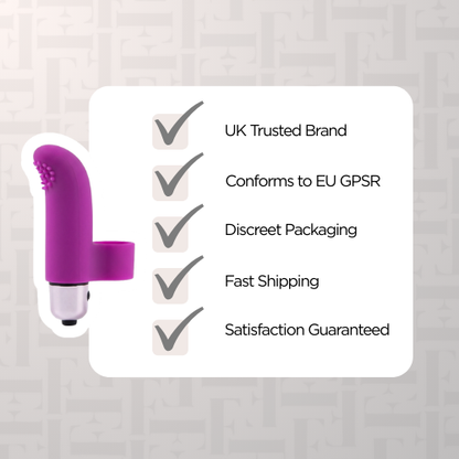 Finger Tickler Ribbed G-spot Vibrator