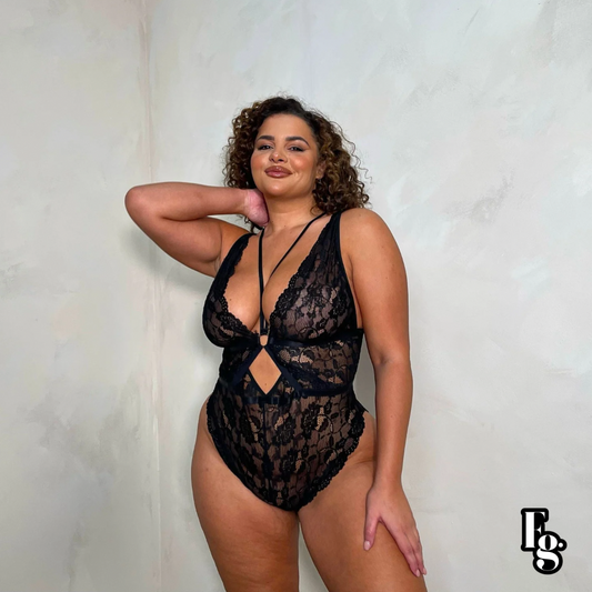 LUX Nellie Strappy Body with Lace Detail