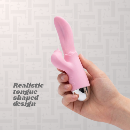 *NEW* Tongue Shaped Vibrator With Clitoral Flicker