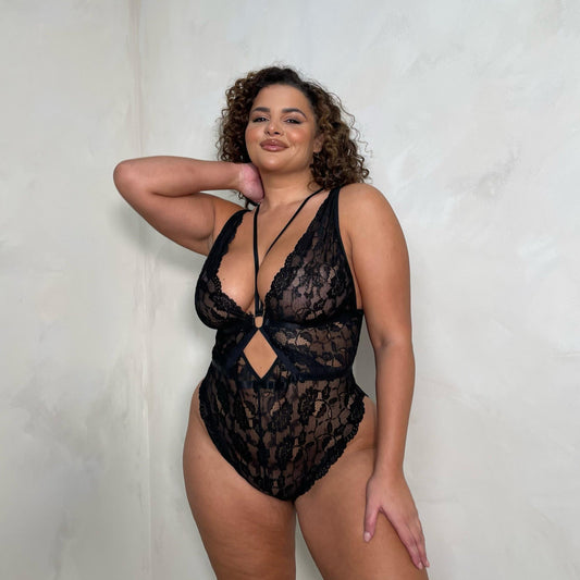 LUX Nellie Strappy Body with Lace Detail
