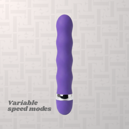 Ribbed Multi-Speed Vibrator