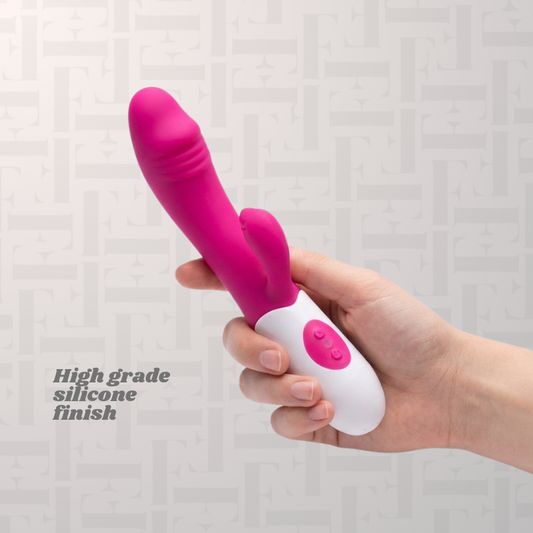 Vibrating Multi Speed Silicone Dual Vibrator