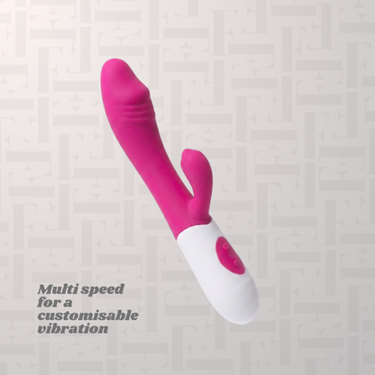 Vibrating Multi Speed Silicone Dual Vibrator