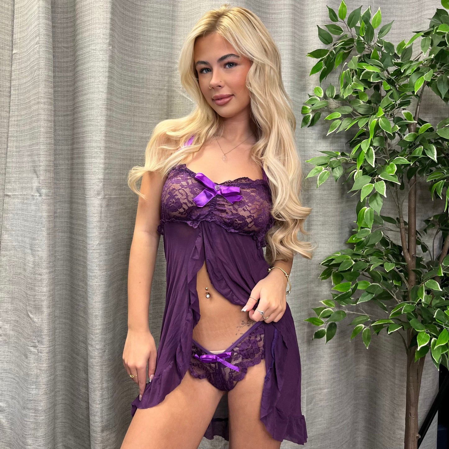 Lena Babydoll and French Knicker Set