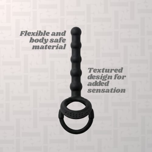Ribbed Double Penetration Anal Strap On Dildo