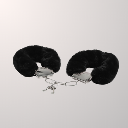 Fluffy Metal Handcuffs - Various Colours