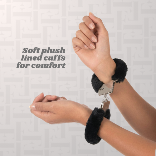 Fluffy Metal Handcuffs - Various Colours