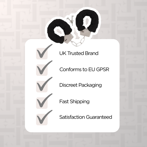 Fluffy Metal Handcuffs - Various Colours