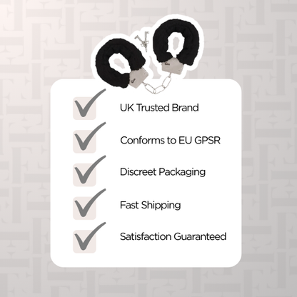 Fluffy Metal Handcuffs - Various Colours