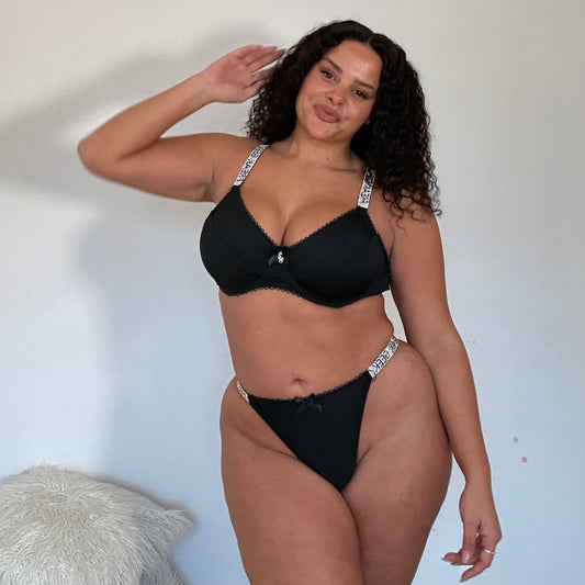 Signature Diamond Strap Underwired Bra