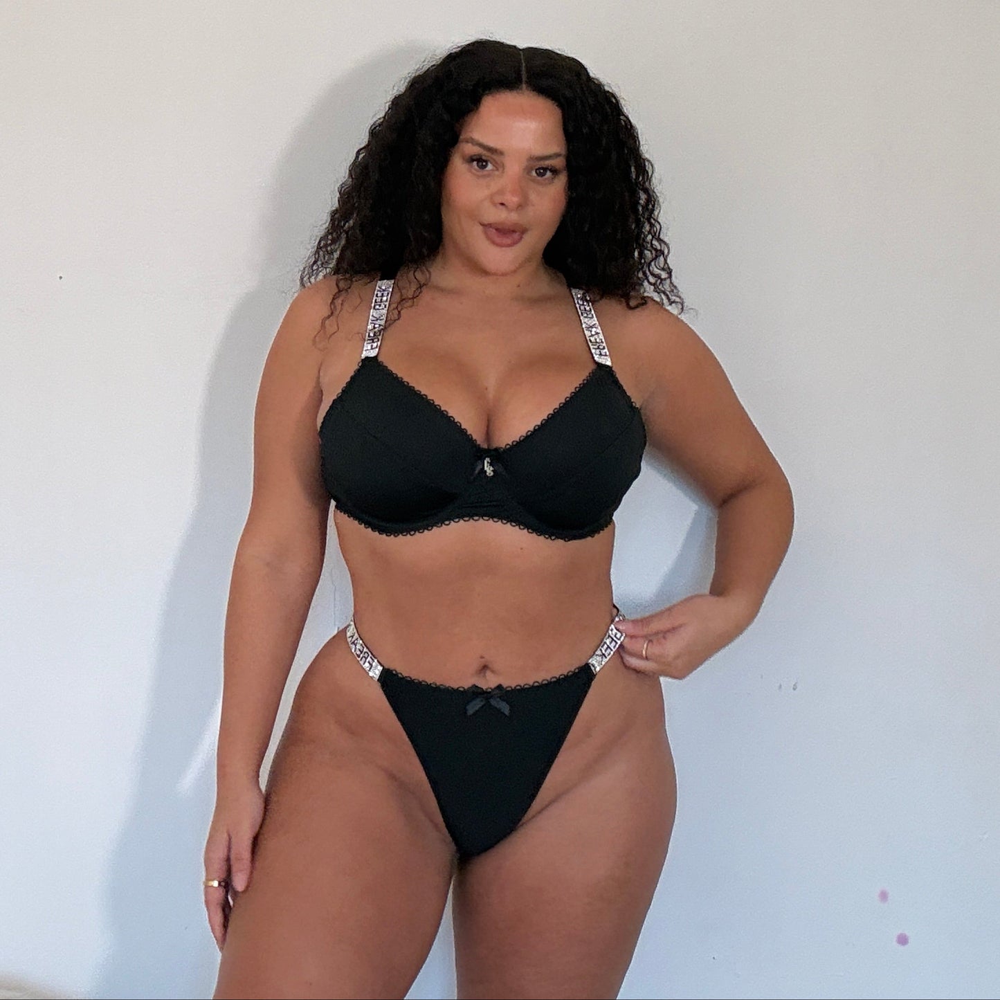 Signature Diamond Strap Underwired Bra