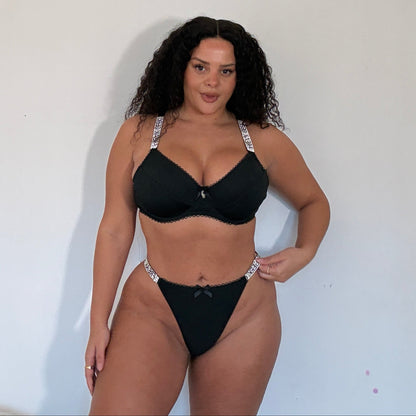 Signature Diamond Strap Underwired Bra