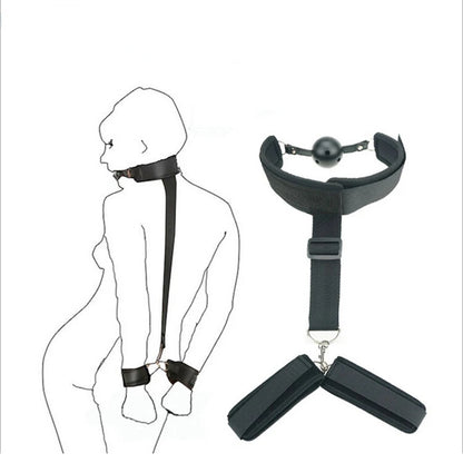 Adjustable Gag and Cuff Restraint Kit