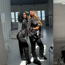 Load image into Gallery viewer, LUX Satin Long Sleeve Top &amp; Pants PJ Box
