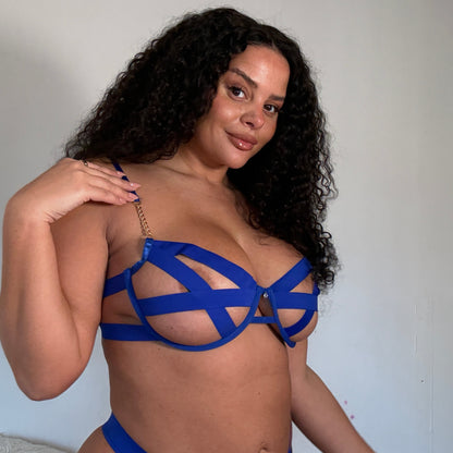 Prima Underwired Strappy Spandex Set