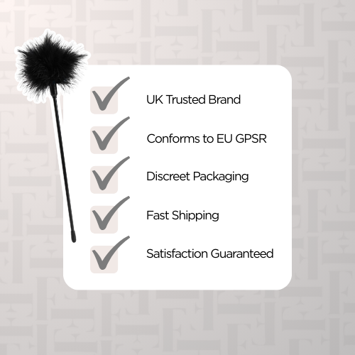 Feather Teaser Tickle Stick - Various Colours