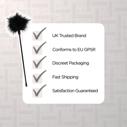 Feather Teaser Tickle Stick - Various Colours