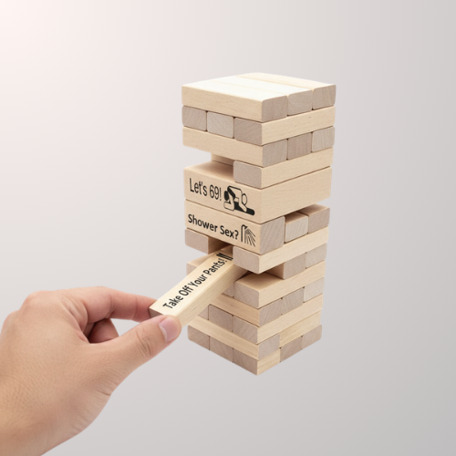 Tower of Tease Jenga Block Game