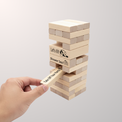 Tower of Tease Jenga Block Game