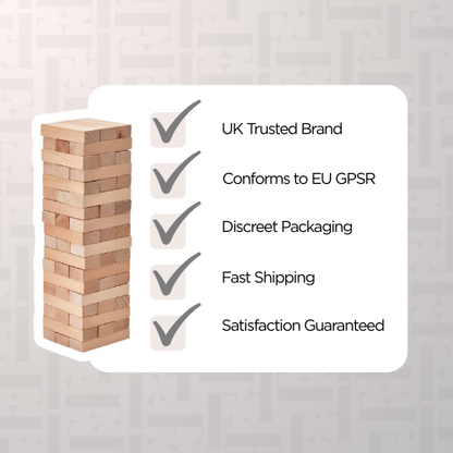 Tower of Tease Jenga Block Game