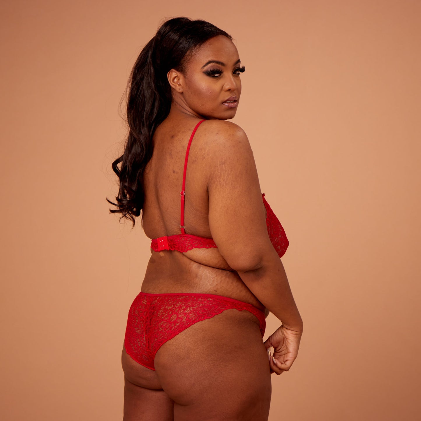 Harlow Lace Choker Style Bralet & Knicker Set