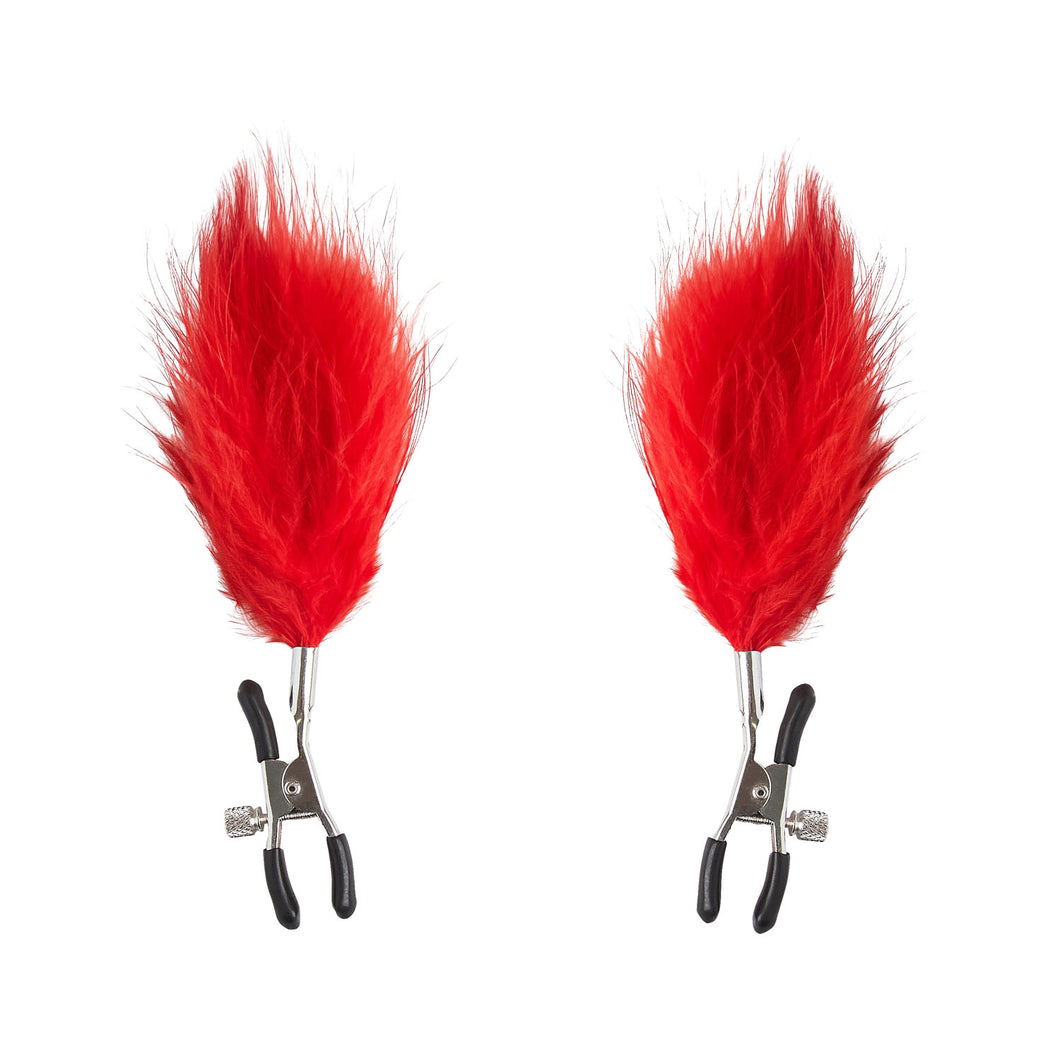 Plume Feathered Nipple Clamps